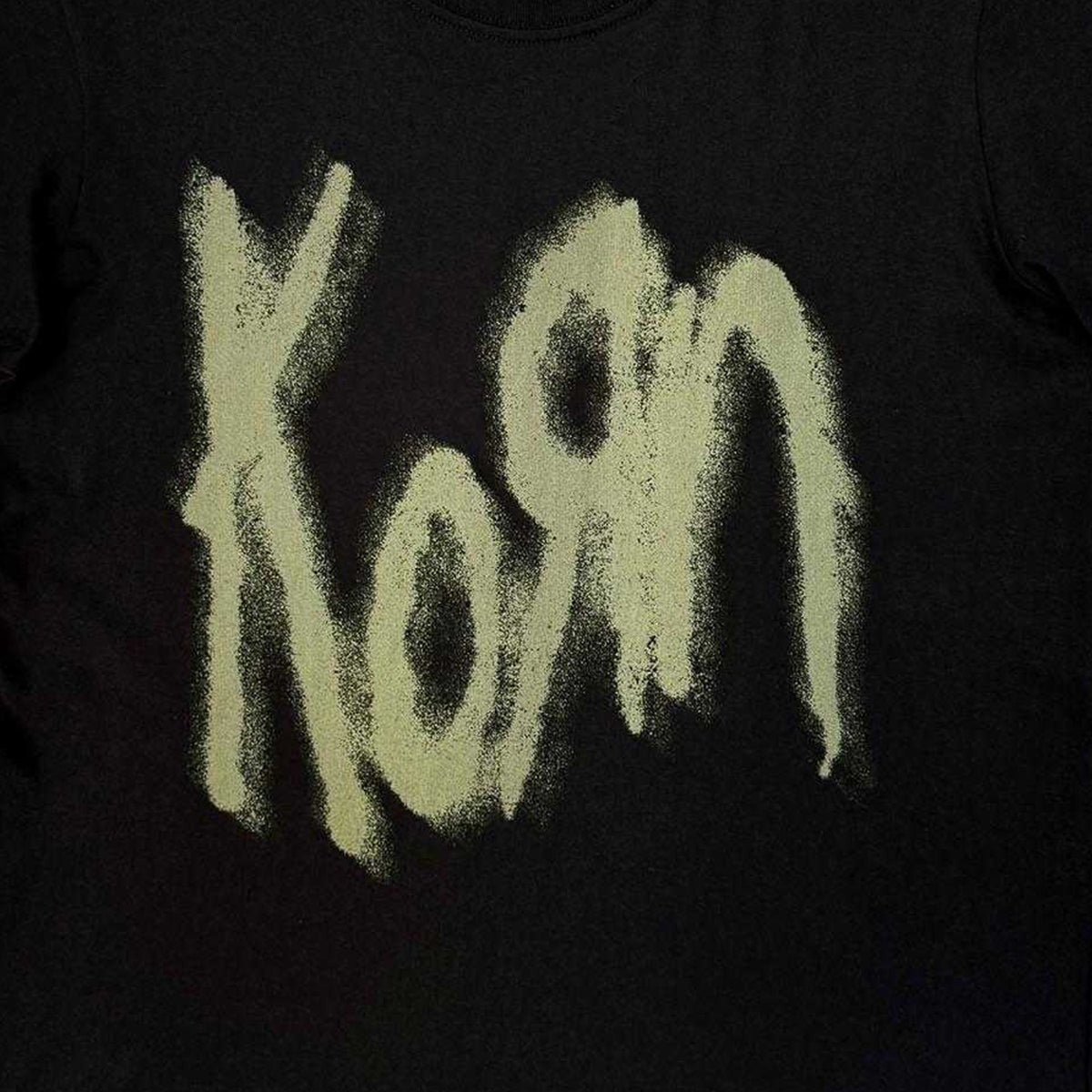 Black - Side - Korn Unisex Adult Freak On A Leash Back Print T-Shirt