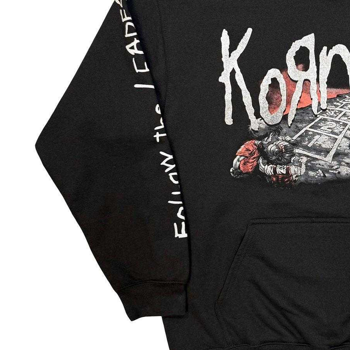 Black - Lifestyle - Korn Unisex Adult Follow The Leader Hoodie
