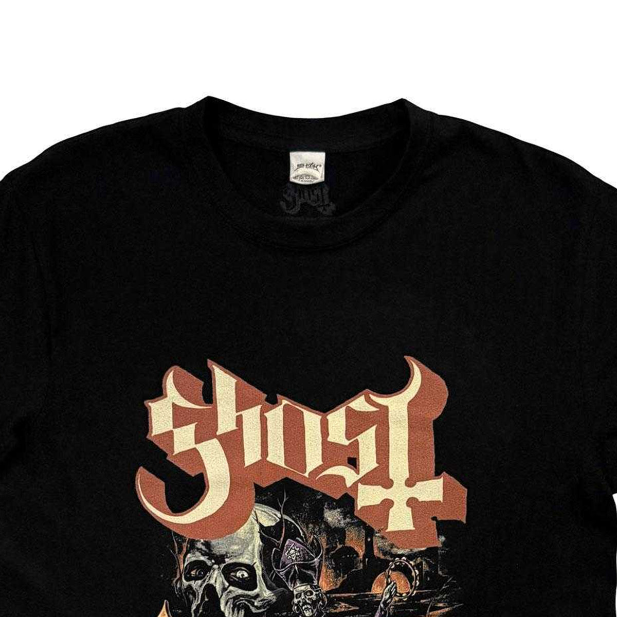 Black - Side - Ghost Unisex Adult What Music They Make T-Shirt