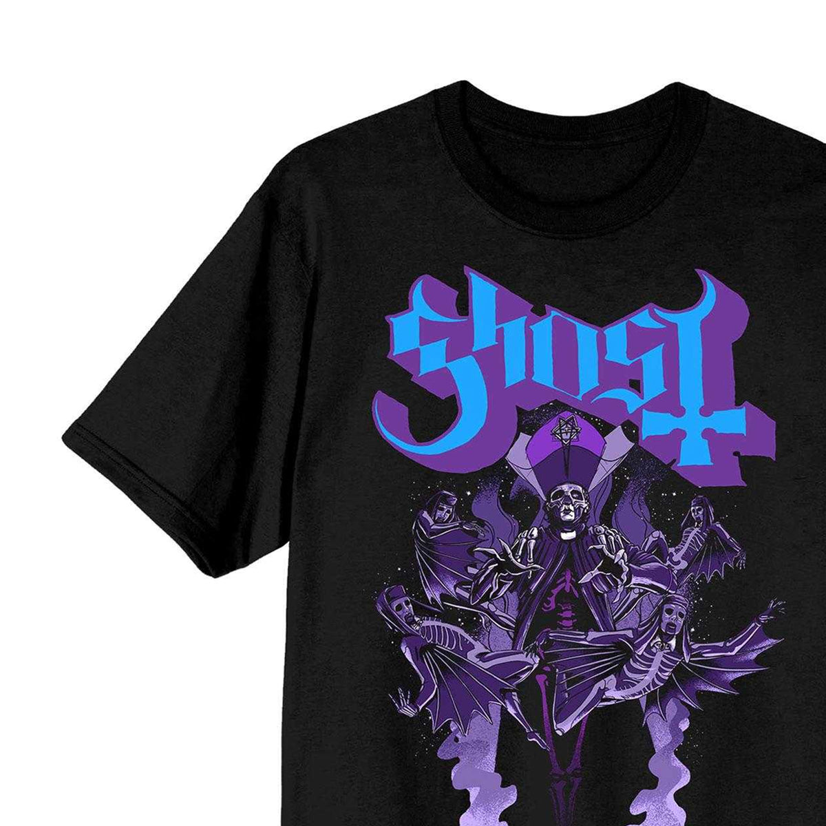 Black - Side - Ghost Unisex Adult Summoning V T-Shirt