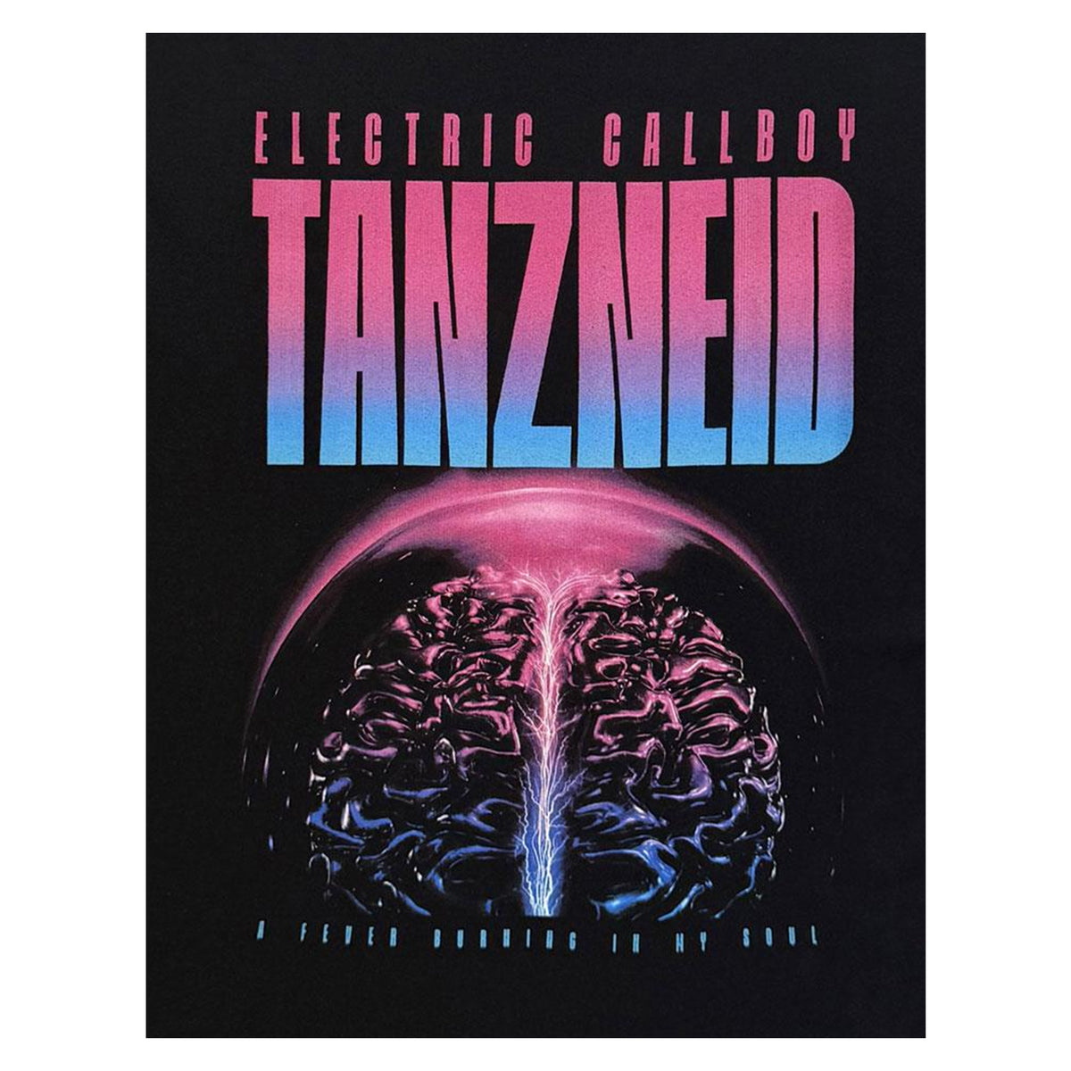 Black - Side - Electric Callboy Unisex Adult Tanzneid Cover T-Shirt