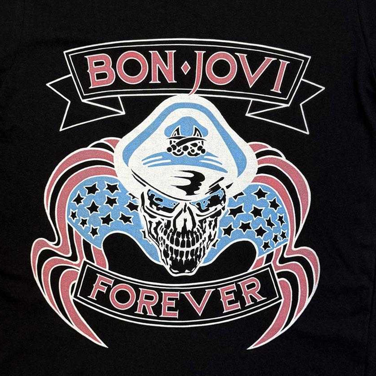 Black - Side - Bon Jovi Unisex Adult The Brotherhood Back Print T-Shirt