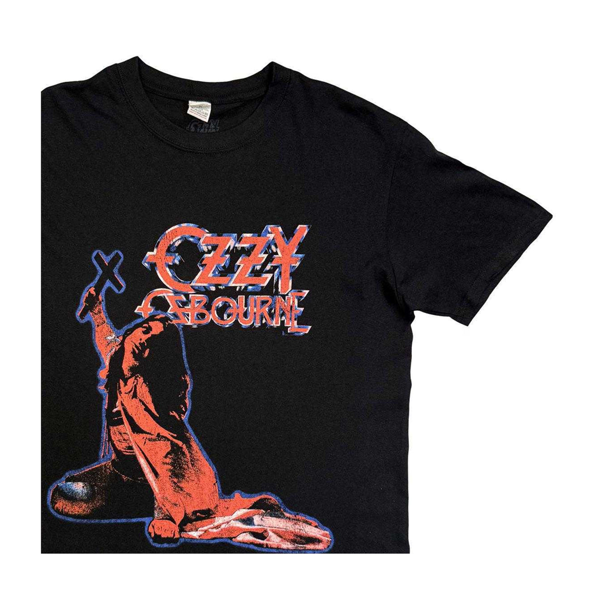 Black - Side - Ozzy Osbourne Unisex Adult Blizzard Of Ozz Back Print T-Shirt