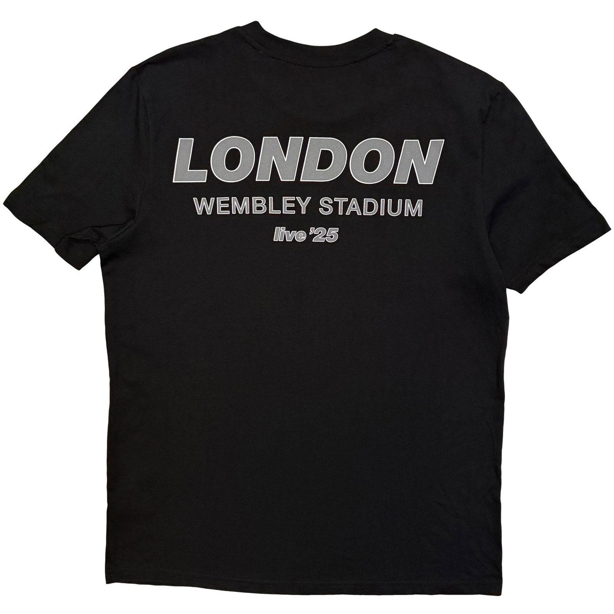 Black - Back - Oasis Unisex Adult London City Pop Up Back Print T-Shirt