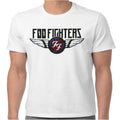 White - Front - Foo Fighters Unisex Adult Flash Wings T-Shirt