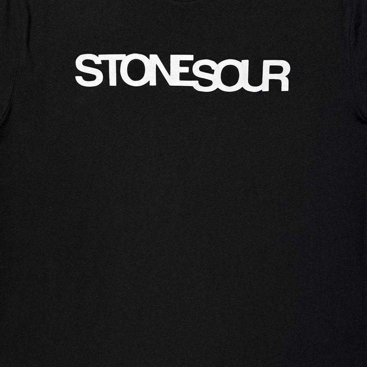 Black - Side - Stone Sour Unisex Adult Mono Logo T-Shirt