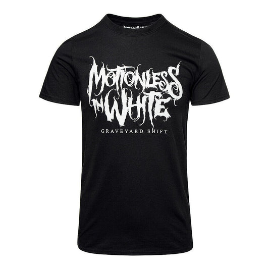 Black - Front - Motionless In White Unisex Adult Graveyard Shift T-Shirt