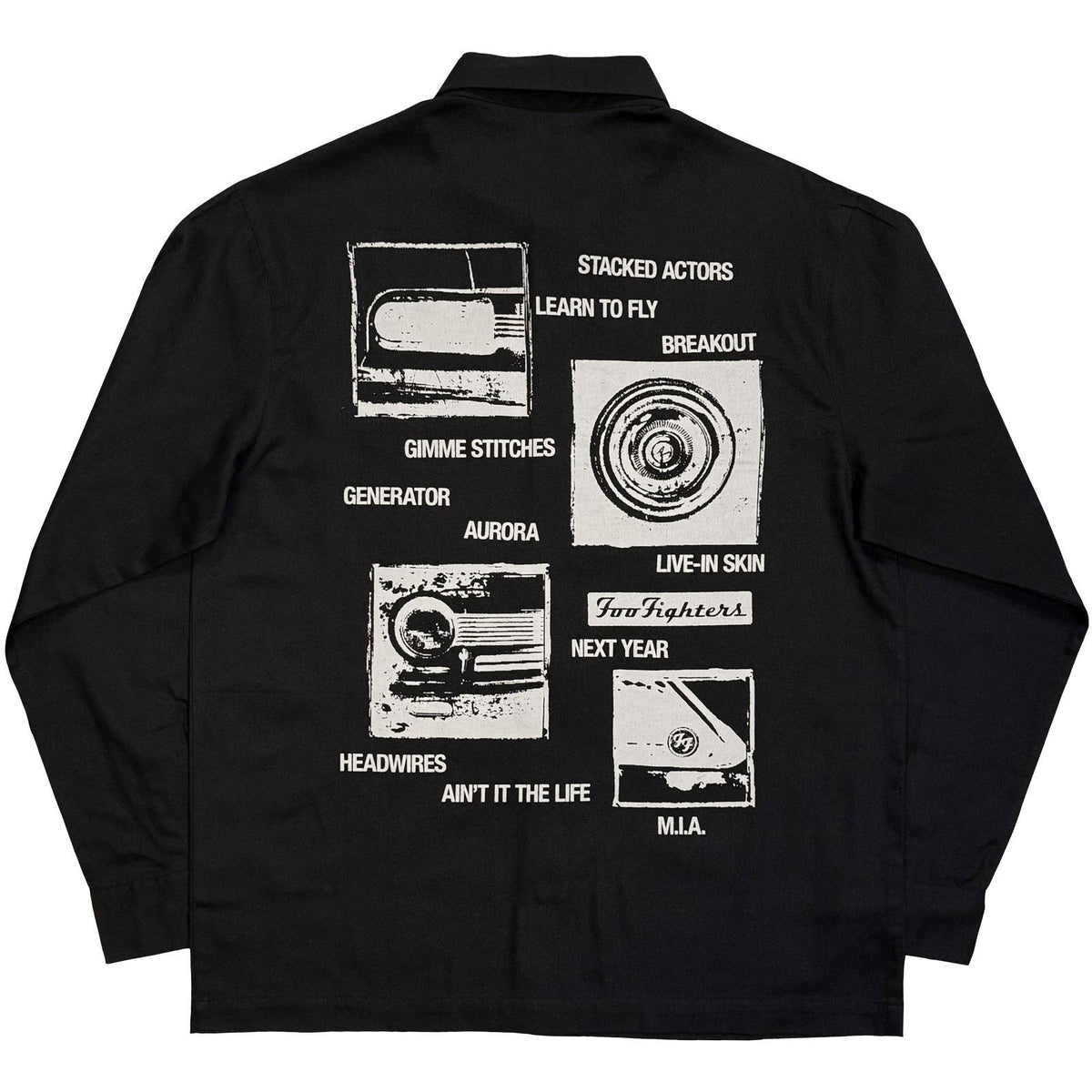 Black - Back - Foo Fighters Unisex Adult Nothing Left To Lose Mono Back Print Shirt