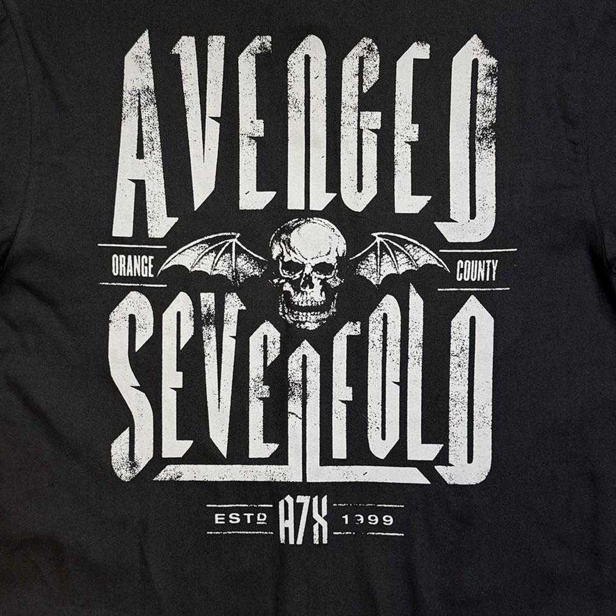 Black - Lifestyle - Avenged Sevenfold Unisex Adult Est.1999 Back Print Shirt
