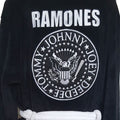 Black - Side - Ramones Unisex Adult Presidential Seal Dressing Gown