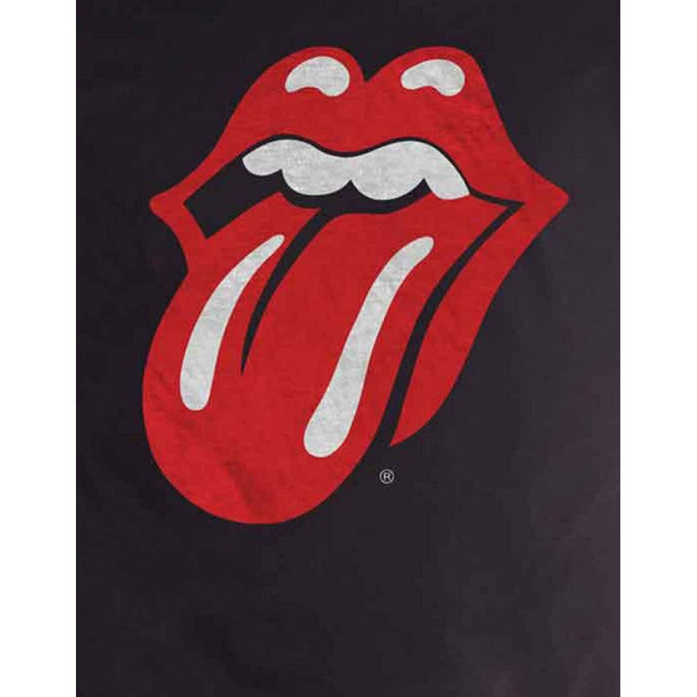 Black - Side - The Rolling Stones Unisex Adult Classic Tongue T-Shirt