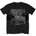 Black - Front - The Beatles Unisex Adult Reverse Revolver Foil T-Shirt