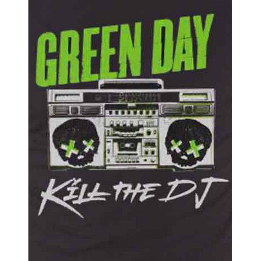 Black - Side - Green Day Unisex Adult Kill the DJ T-Shirt