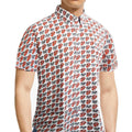 White - Front - The Rolling Stones Unisex Adult Tongue All-Over Print Shirt
