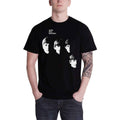 Black - Front - The Beatles Unisex Adult Back Print T-Shirt