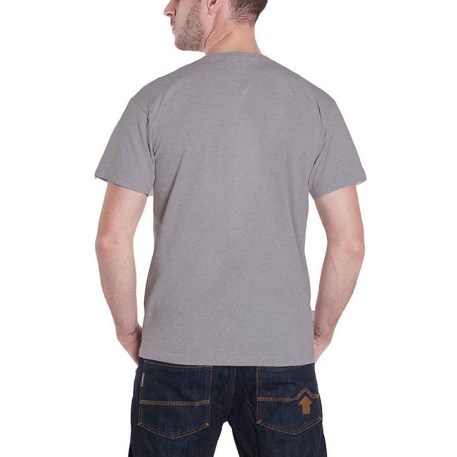 Grey - Back - Green Day Unisex Adult Flower Pot T-Shirt