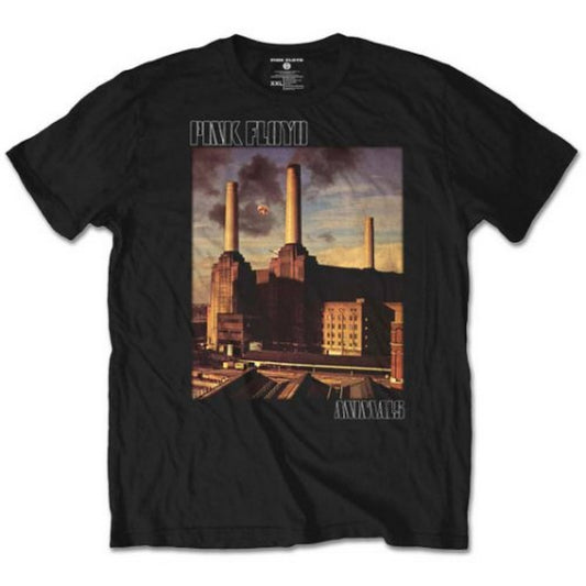 Black - Front - Pink Floyd Unisex Adult Animals Album T-Shirt