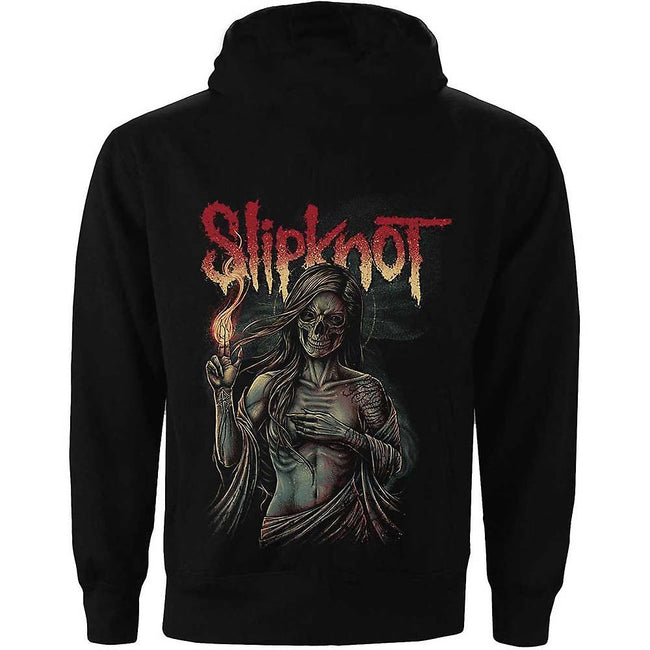 Black - Back - Slipknot Unisex Adult Burn Me Away Back Print Pullover Hoodie