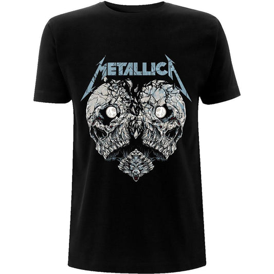 Black - Front - Metallica Unisex Adult Heart Broken T-Shirt