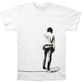 White - Front - The Doors Unisex Adult Solitary Back Print T-Shirt