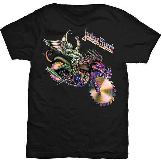 Black - Front - Judas Priest Unisex Adult Painkiller Solo T-Shirt