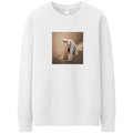 White - Front - Ariana Grande Unisex Adult Stairs Sweatshirt