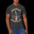 Black - Side - Guns N Roses Unisex Adult Appetite Washed T-Shirt