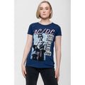 Navy Blue - Lifestyle - AC-DC Womens-Ladies Dirty Deeds Done Dirt Cheap Vintage T-Shirt