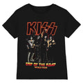 Black - Front - Kiss Unisex Adult End Of The Road Tour Cotton T-Shirt