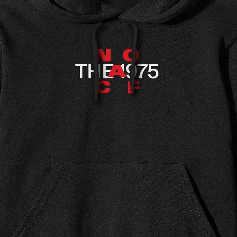 Black - Back - The 1975 Unisex Adult NOACF Pullover Hoodie