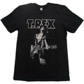 Black - Front - T-Rex Unisex Adult Glam Cotton T-Shirt