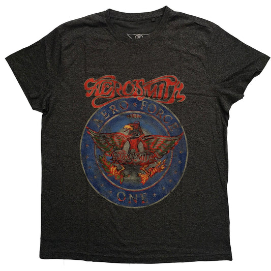 Brindle - Front - Aerosmith Unisex Adult Aero Force T-Shirt