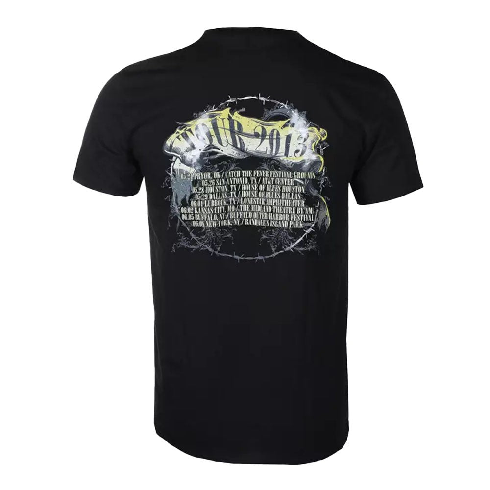Black - Back - Guns N Roses Unisex Adult Trashy Skull T-Shirt
