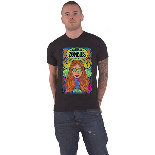 Black - Front - The Zombies Unisex Adult North American Tour T-Shirt