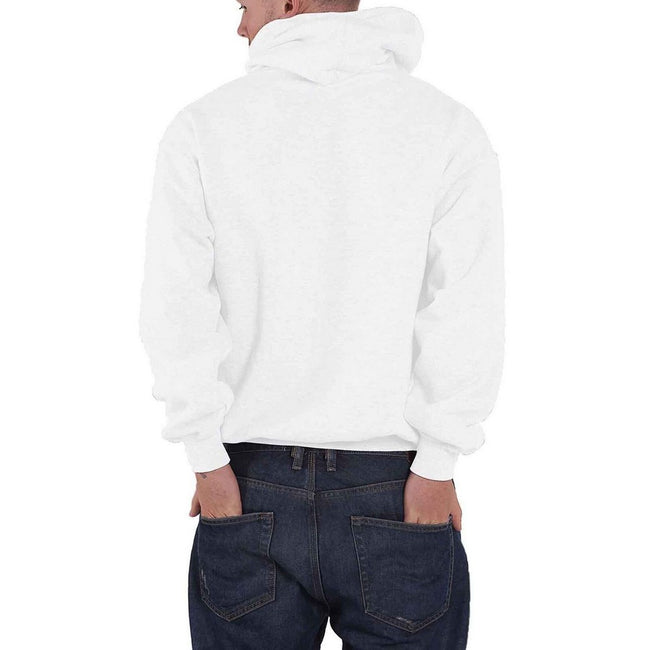 White - Back - Nirvana Unisex Adult Flipper Pullover Hoodie