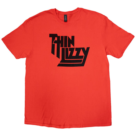 Red - Front - Thin Lizzy Unisex Adult Logo Cotton T-Shirt