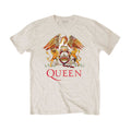 Sand - Front - Queen Unisex Adult Classic Crest T-Shirt