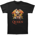 Black - Front - Queen Unisex Adult Classic Crest T-Shirt