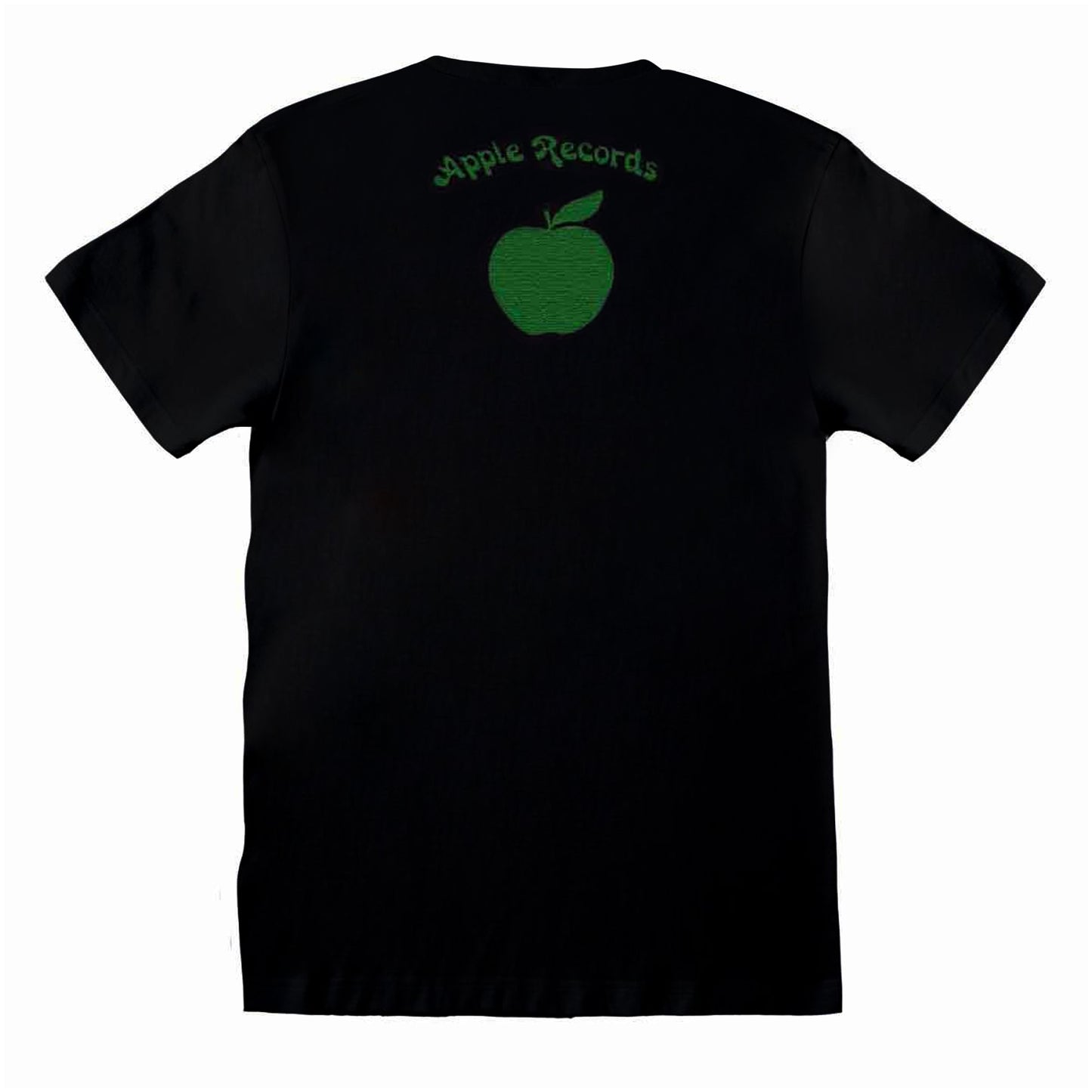 Black - Back - The Beatles Womens-Ladies A Is For Apple Back Print T-Shirt