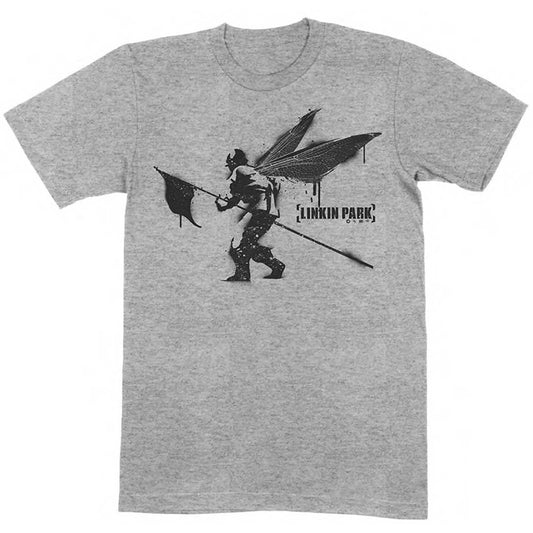 Grey - Front - Linkin Park Unisex Adult Street Soldier Cotton T-Shirt