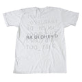 White - Back - Radiohead Unisex Adult Trapped Back Print T-Shirt