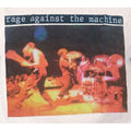 White - Side - Rage Against the Machine Unisex Adult Anger Is A Gift Back Print Cotton T-Shirt