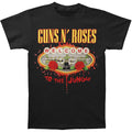 Black - Front - Guns N Roses Unisex Adult Welcome to the Jungle T-Shirt