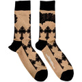 Sand-Black - Front - Tupac Shakur Unisex Adult Cross Ankle Socks