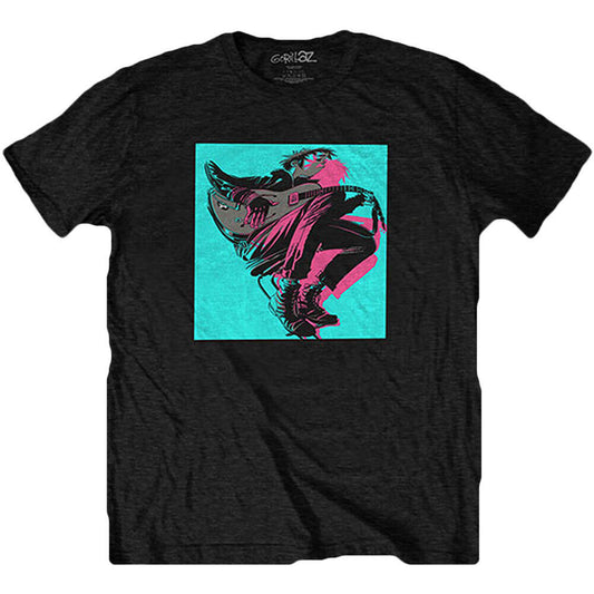 Black - Front - Gorillaz Unisex Adult Now Now Logo Cotton T-Shirt