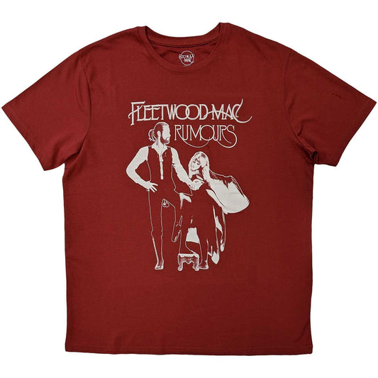 Red - Front - Fleetwood Mac Womens-Ladies Rumours T-Shirt