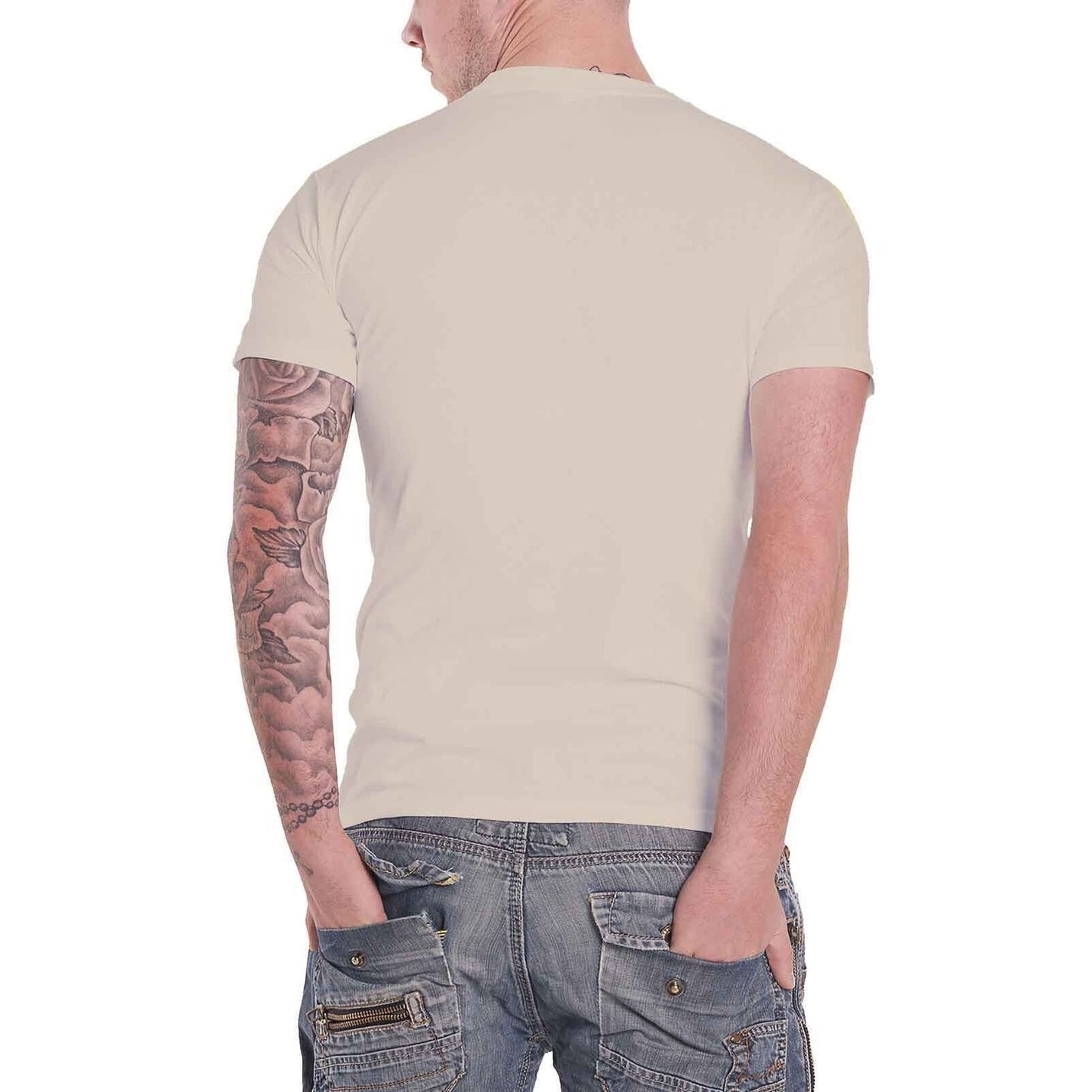 Sand - Back - Tupac Shakur Unisex Adult Most Wanted T-Shirt