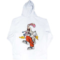 White - Back - Blink 182 Unisex Adult Roger Rabbit Back Print Full Zip Hoodie