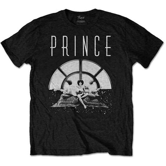 Black - Front - Prince Unisex Adult For You Triple Cotton T-Shirt