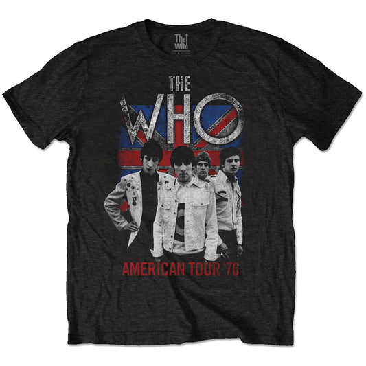 Black - Front - The Who Unisex Adult American Tour ´79 Cotton T-Shirt